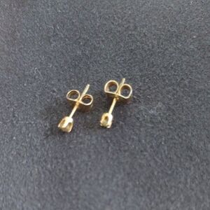 14kt Gold Elegant Gold Stud Earrings